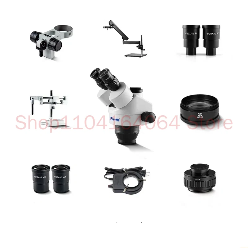 Surgical Microscope, Universal Rocker Arm Bracket, Magnifying Glass, Dual and Triple Head Objective Lens Stereo Accessories