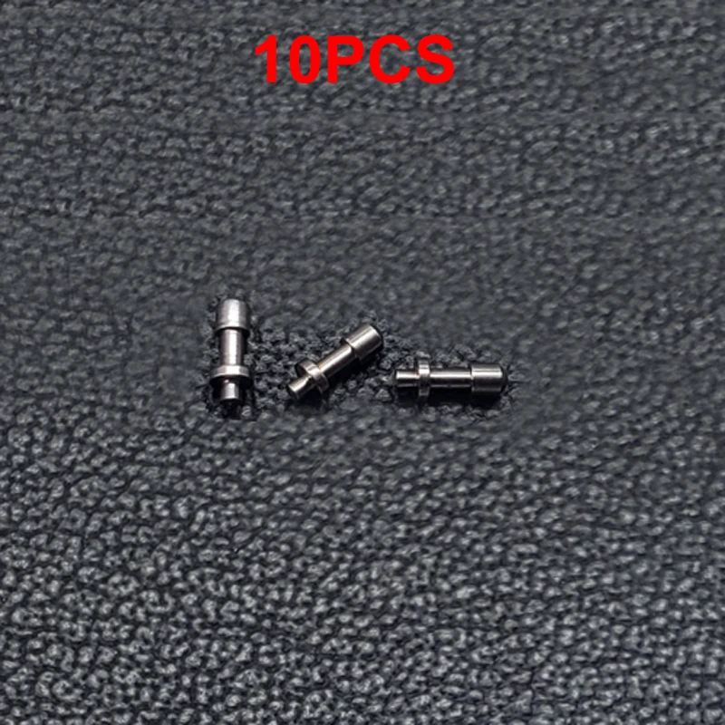 Valve de pneu Miniature en acier inoxydable, 10 pièces, modèle de Valve de roue de Simulation pour moto civile à l'échelle 1/12, voiture de rue/sport