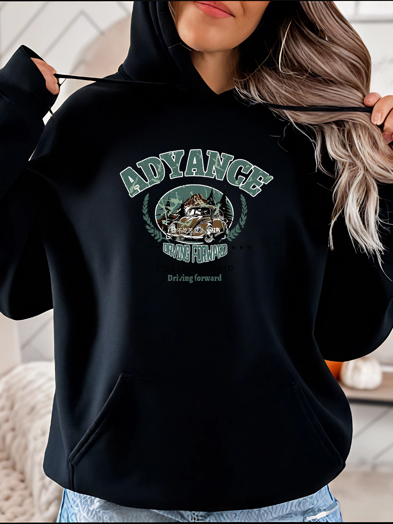 

Advance Car Graphic Print Hoodie Unisex Casual Streetwear Fashion Sweatshirt For Men Women 280