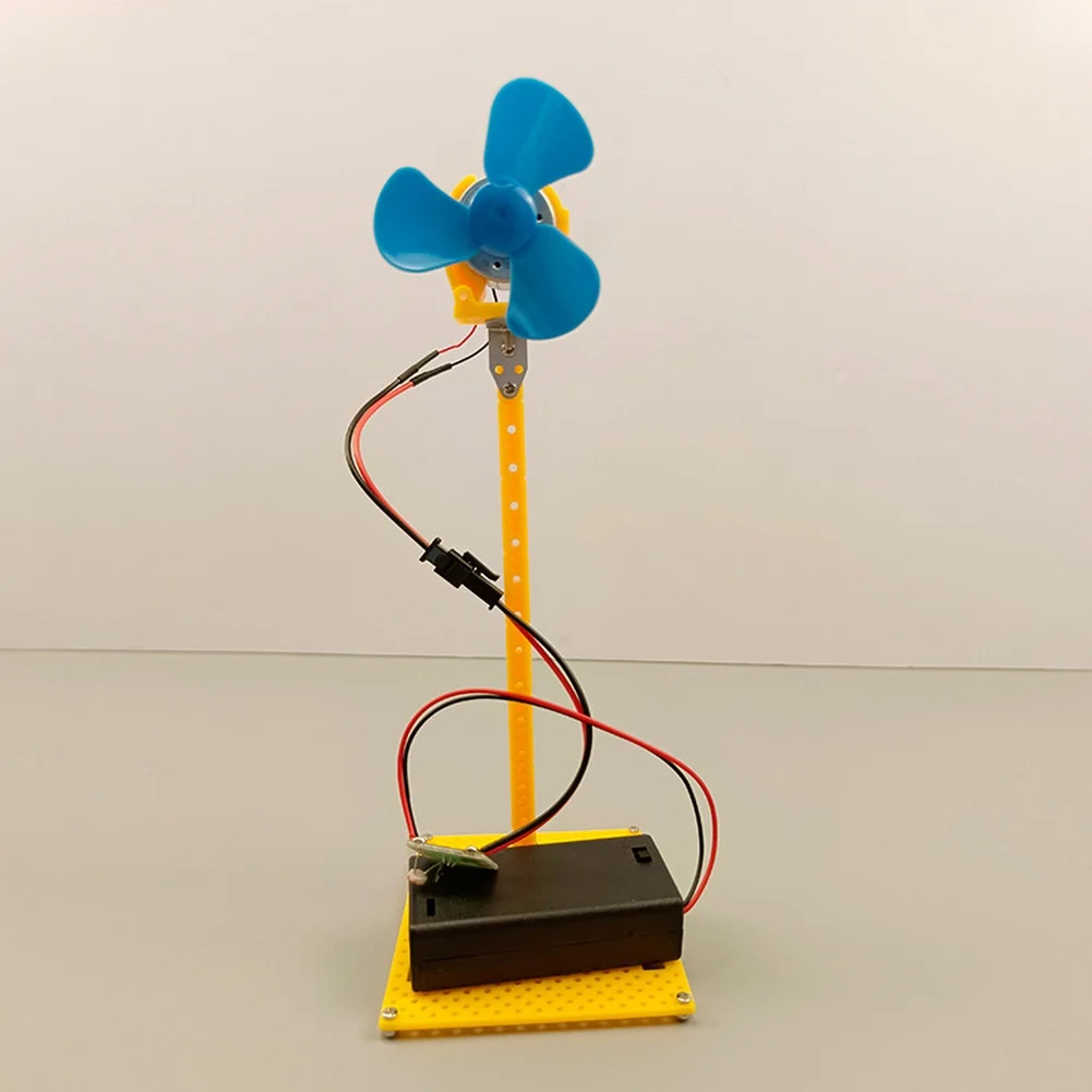 DIY Solar Fan Kit with Light Sensor for Educational STEM Projects Physics Experiment for Children Ages 8 to 14