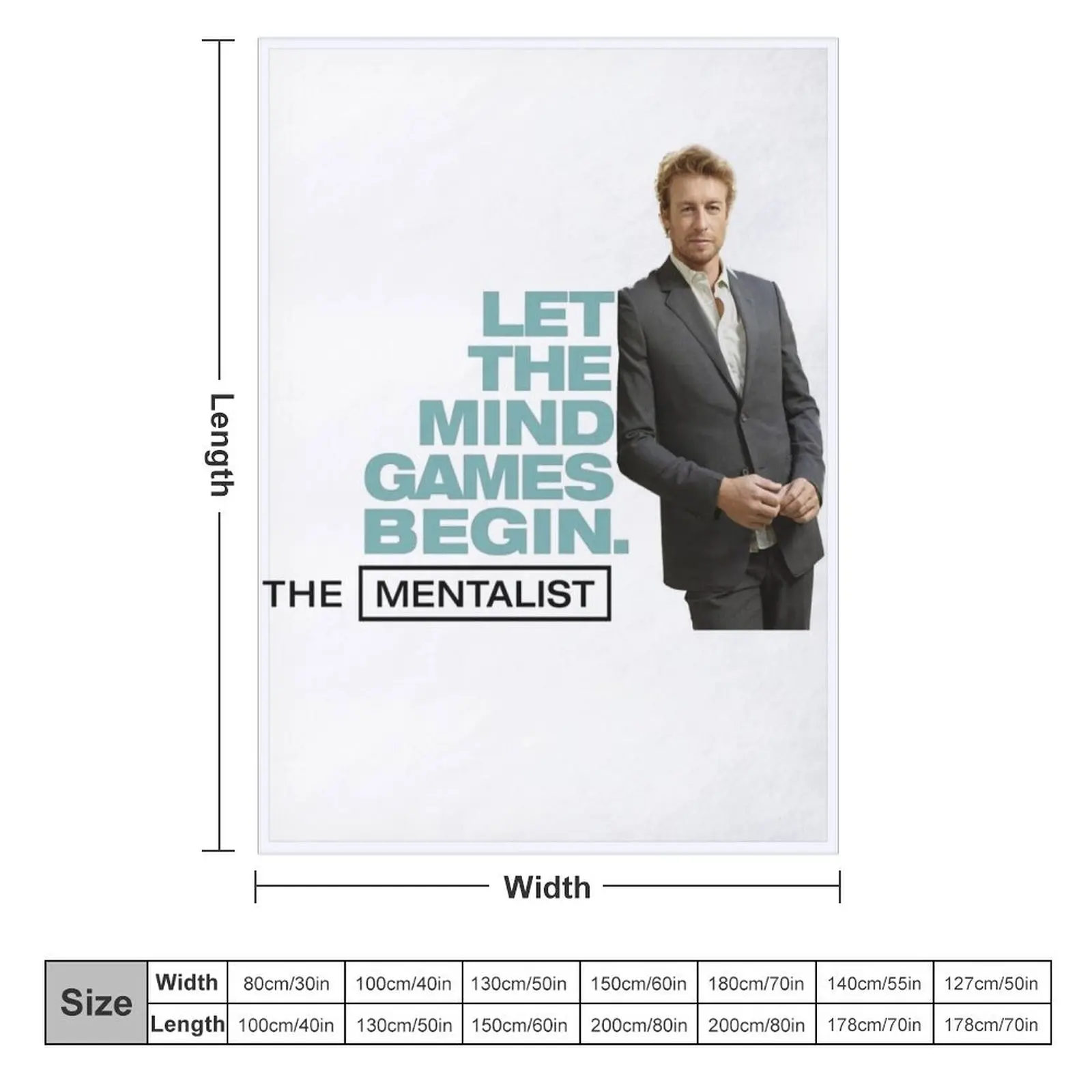 Let the Mind Games Begin - The Mentalist Throw Blanket for babies Weighted Blankets