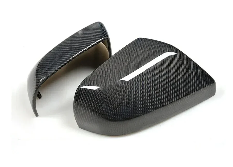 For Cadillac ATS Car Accessories Outside Reverse Mirrors Cover Cap Wing Door Side Mirror Housing Shell  Carbon Fiber 1 Pair