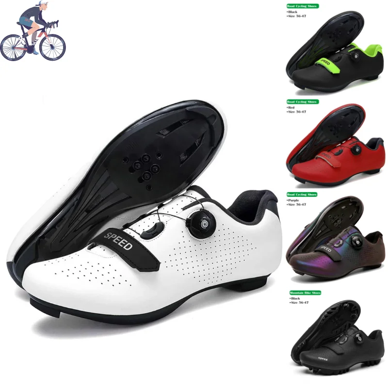 

2022 Cycling Sneaker MTB Cleat Shoes Men Sport Dirt Road Bike Boots Speed Sneaker Racing Women Bicycle Shoes For Shimano SPD SL