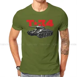 Tシャツ男性用半袖Tシャツ,カジュアルなストリートウェア,ロシアのusr cccpスタイル,ギフトアイデア,T-34