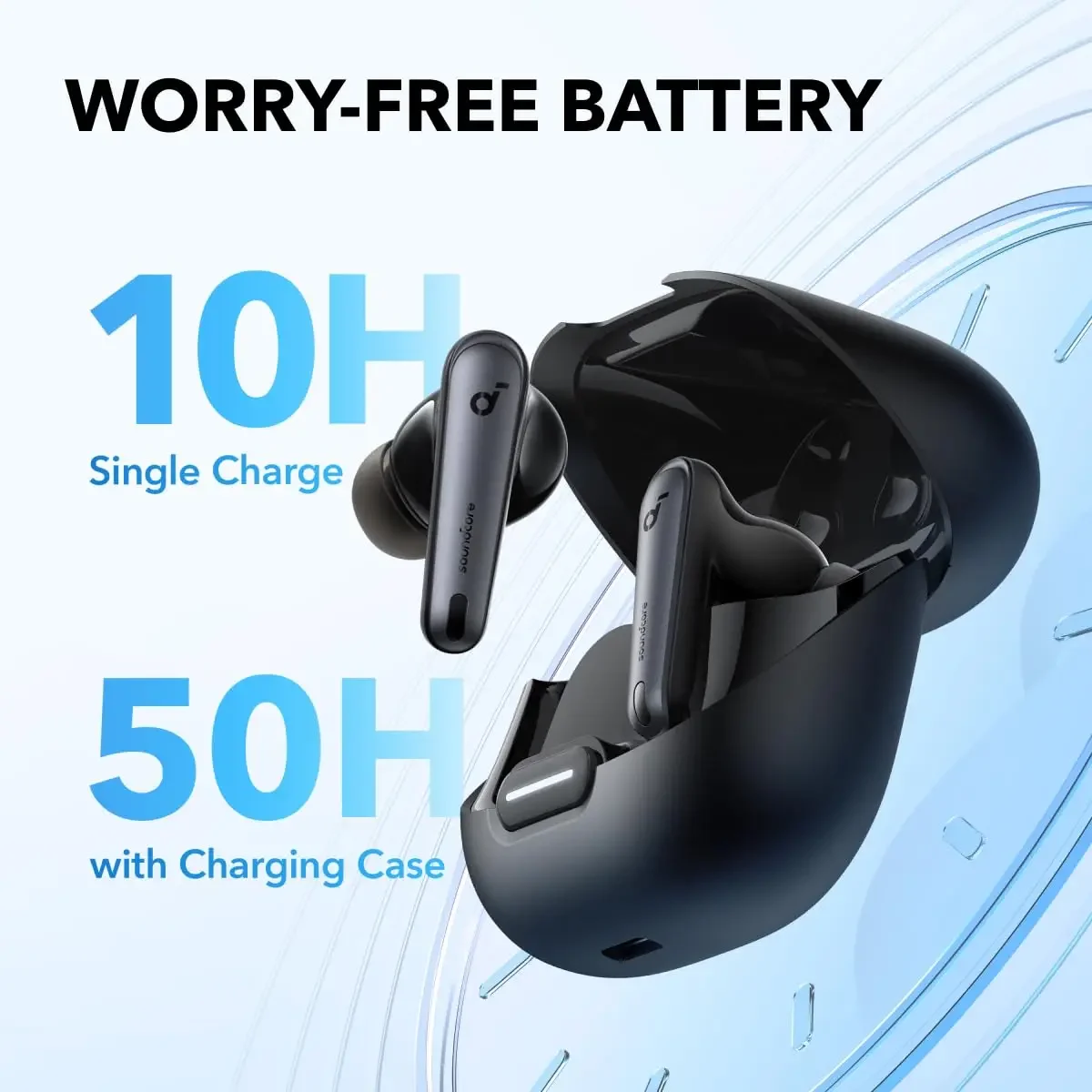 

Liberty 4 NC Wireless Earbuds 98.5% Noise Reduction Adaptive Noise Cancelling to Ears and Environment