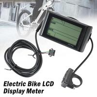 Electric Bike LCD Display Meter 24-72V SM E Bike Waterproof Universal Scooter E Display Meter Panel Meter Display LCD Contr I9Q7
