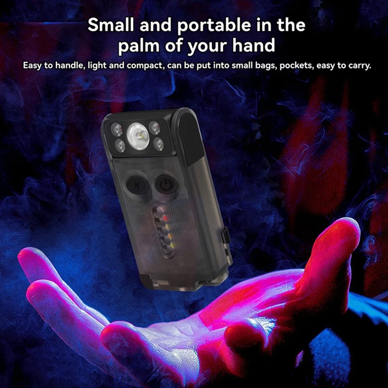 Lanterna V30 LED Chaveiro Luz Chaveiro Luz Camping Pesca Tocha Emergência