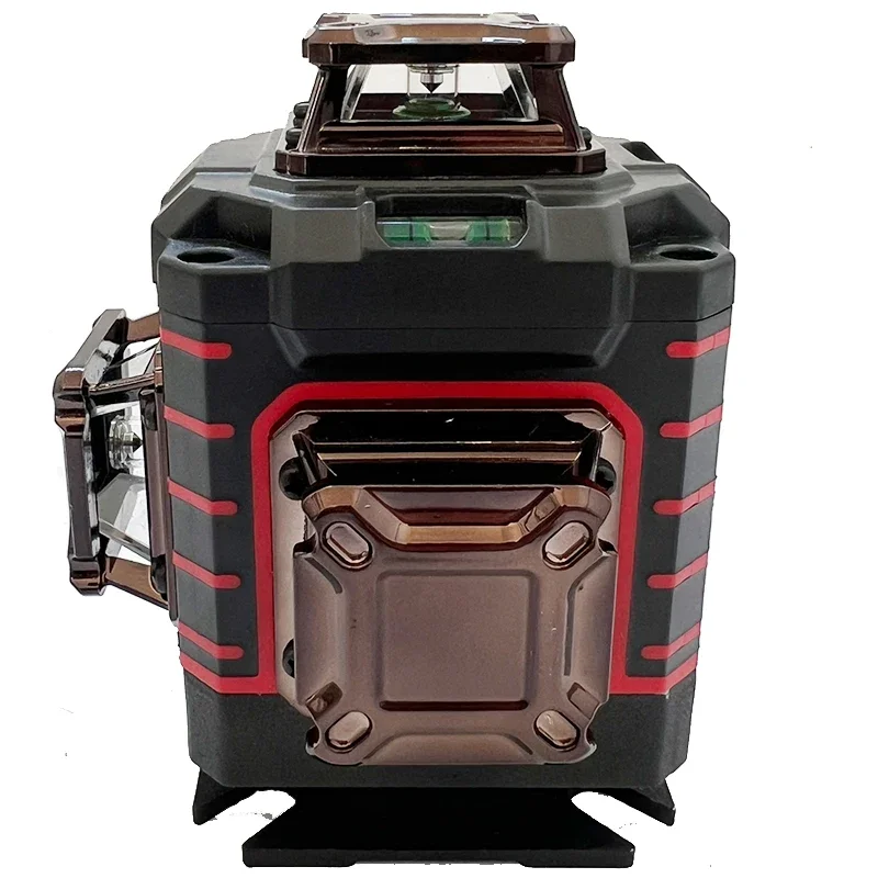 ميلووكي مستوى الليزر 4 جوانب * 360 درجة عمودي 4.2 فولت شعاع أخضر 3-4D 16 خطوط التسوية الذاتية العمودية عبر خط ليز