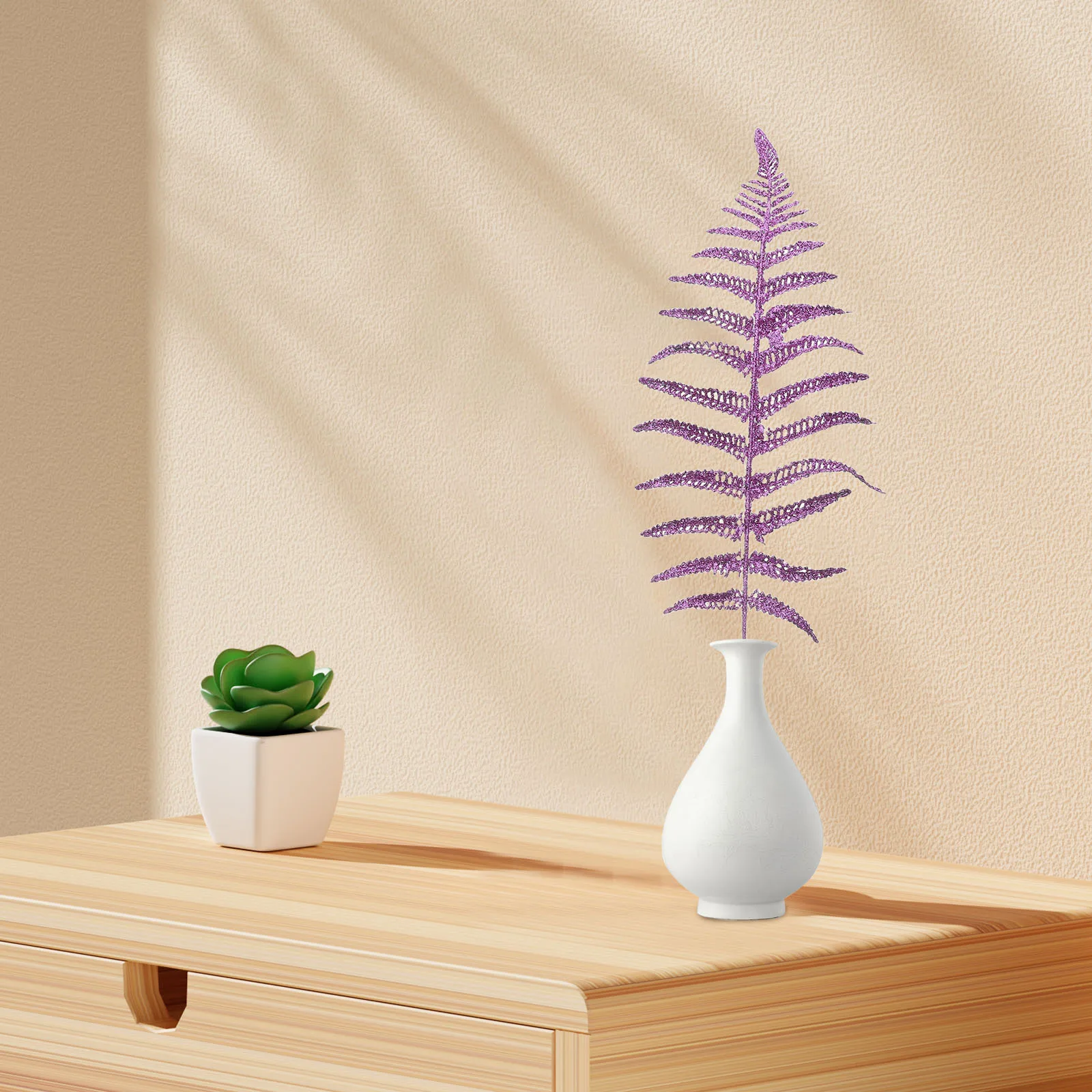 

10pcs Simulation Leaves Decorative Plants Fake Wedding nament Rustic StyleDecorative Arrangement
