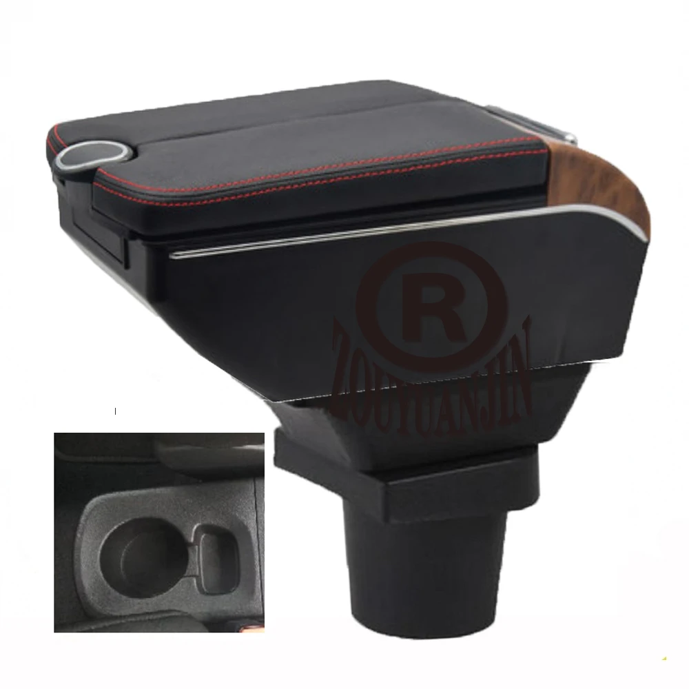 

For Opel Corsa Armrest Box Retrofit Parts Center Console Special Storage Space Car Elbow Rest with USB Cup Holder