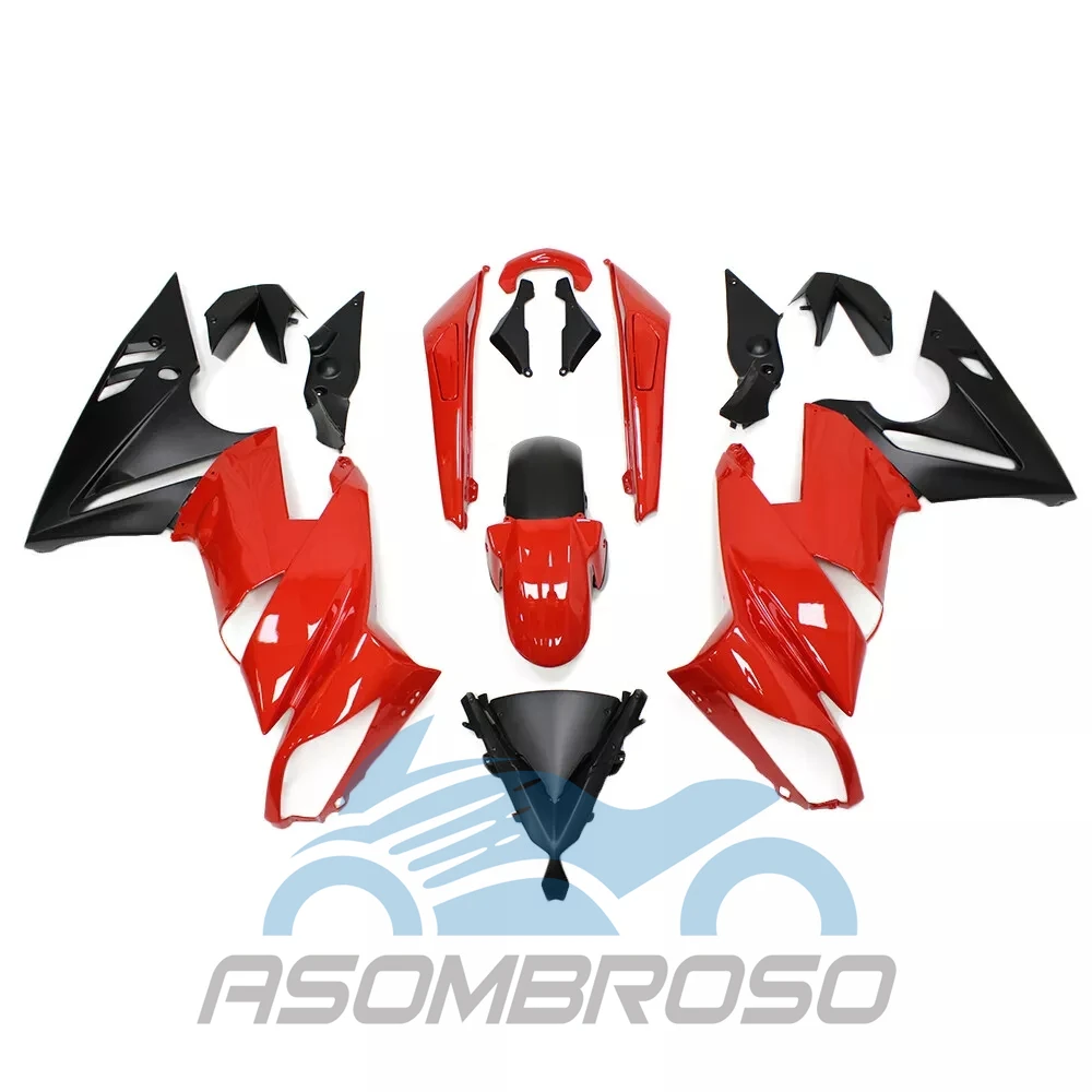 

NINJA650 2009 2010 2011 Red Black Motorcycle Fairings Kit ER-6F 09 10 11 12 ABS Injection Fairing Kit