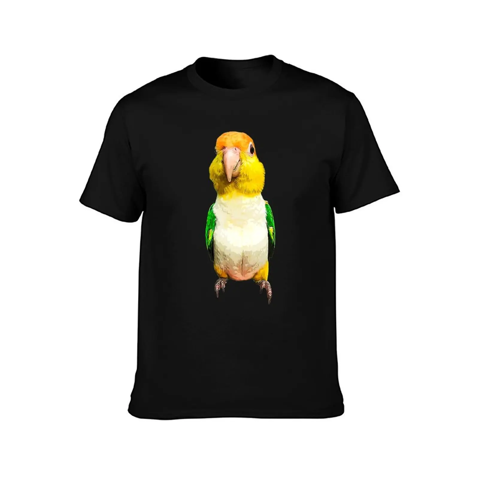White Bellied Caique Parrot T-Shirt g man t shirts for men man t shirt graphic T-Shirt