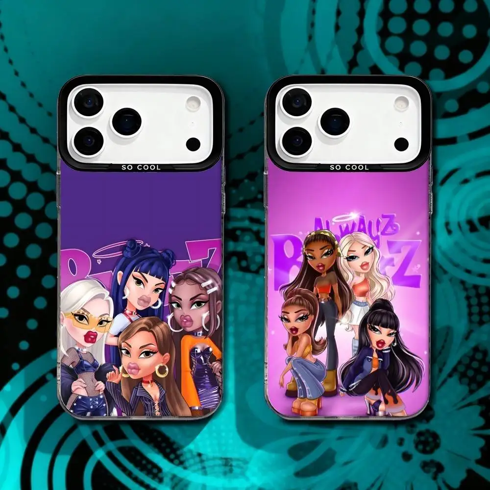 

Lovely Doll B-Bratz-S For iPhone 17,16,15,14,13,12,11,X,8,7,Pro,Max,Plus,SE4,Air,Mini Durable Hard Shell Matte