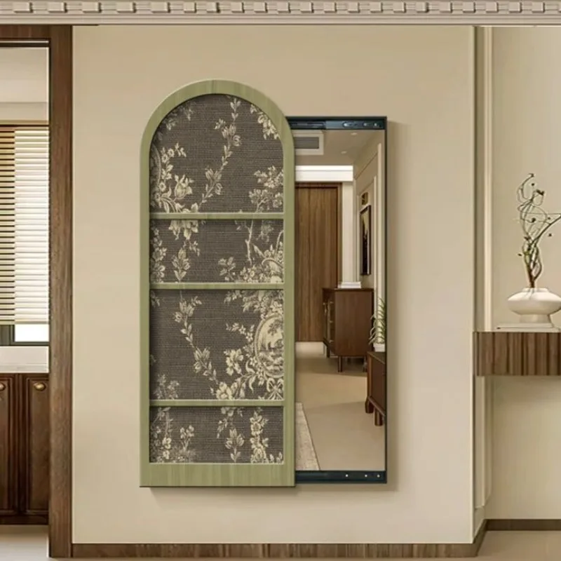 Ornamento moderno espelho estético banheiro flexível retângulo espelho organizador grande decorazioni casa móveis decoração