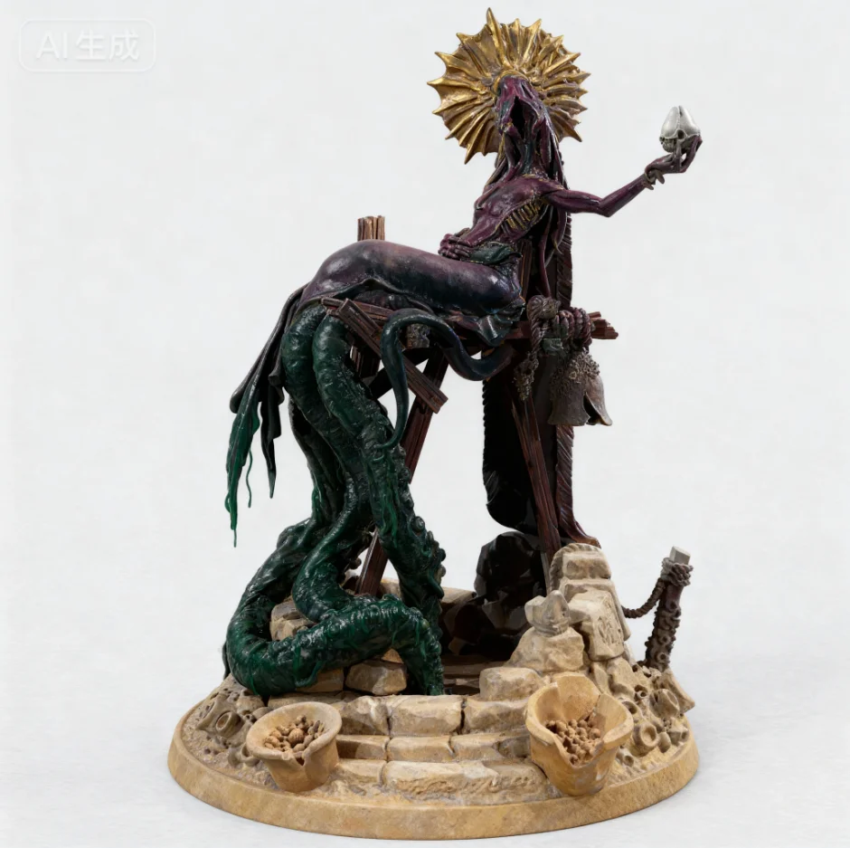 

Overall heights 70mm 90mm Resin model kit self-assembled and painted（3D Printing ） TD-7587/3D