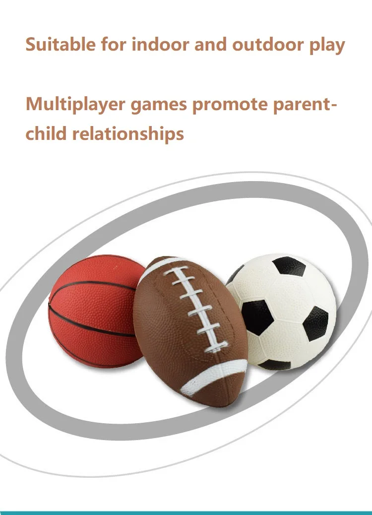

Three In One PVC Children Toy Ball Football Basketball Rugby Indoor Outdoor Parent-child Interactive Toy Body Coordination Train