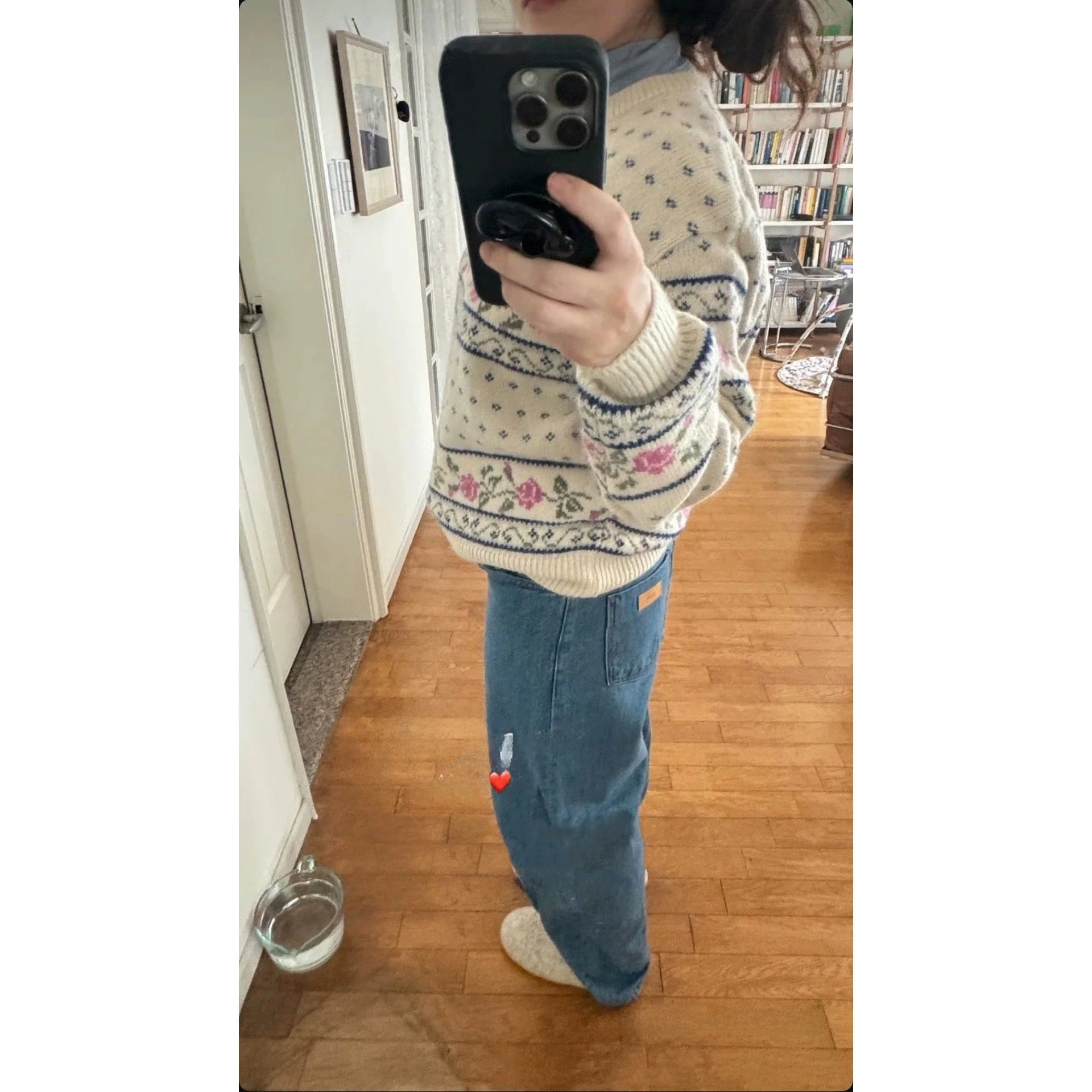 

Siene, простой смешанный трикотаж в стиле ретро с вышивкой розы, Новое поступление, женский свободный крой, средний тонкий размер