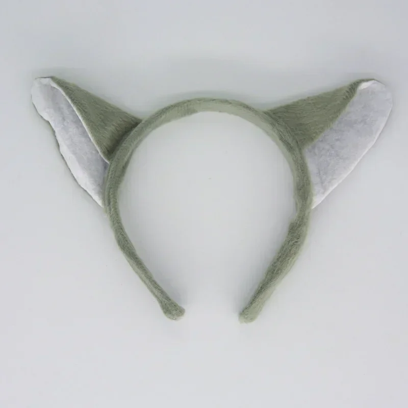 성인 어린이용 봉제 늑대 머리띠, 활 넥타이 테일 동물 귀, 생일 파티 코스프레, 코스튬 할로윈 크리스마스 선물