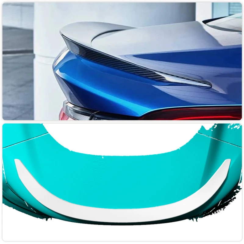 Prepreg Dry Carbon Rear Trunk Spoiler Wings for BMW 8 Series G15 Coupe 2-Door 2018-2022 Auto Car Rear Spoiler Boot Lid Wing Lip