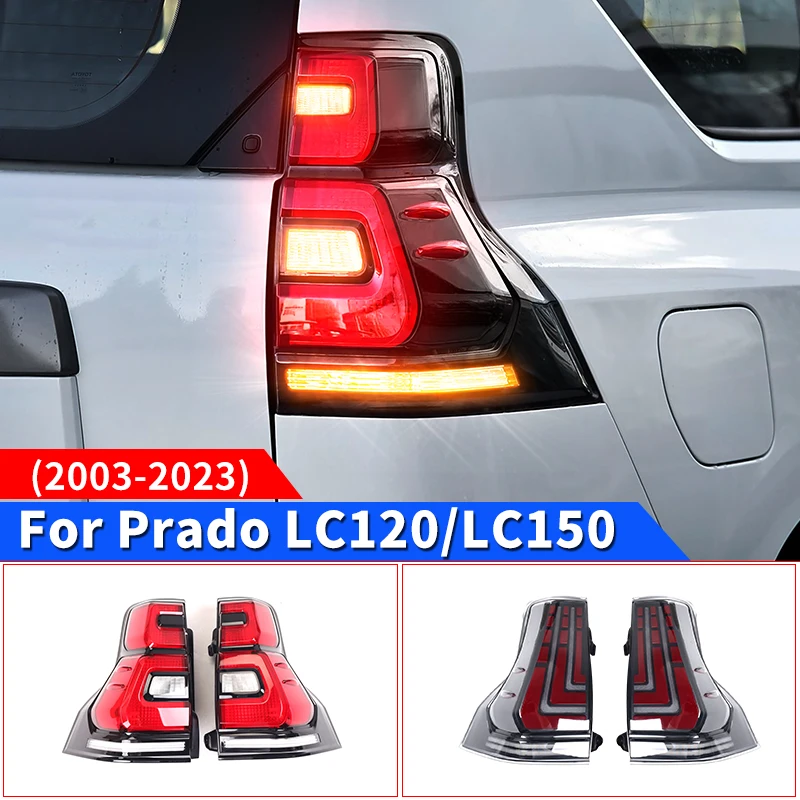 

For Toyota Land Cruiser LC120 LC150 Prado 120 150 2003-2023 Car Rear Tail Light Assembly Replacement Modification Parts A Pair