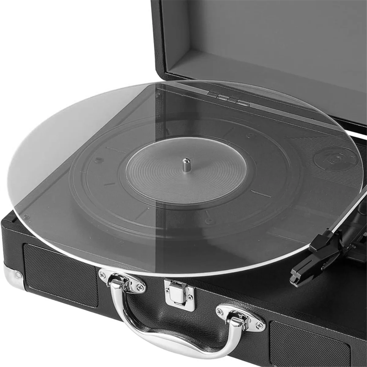 Acrylic Turntable Mat, 12inch Slip Mat for Viny Record Player, 3mm Thick Acrylic Platter Slipmat Replacement&A22K