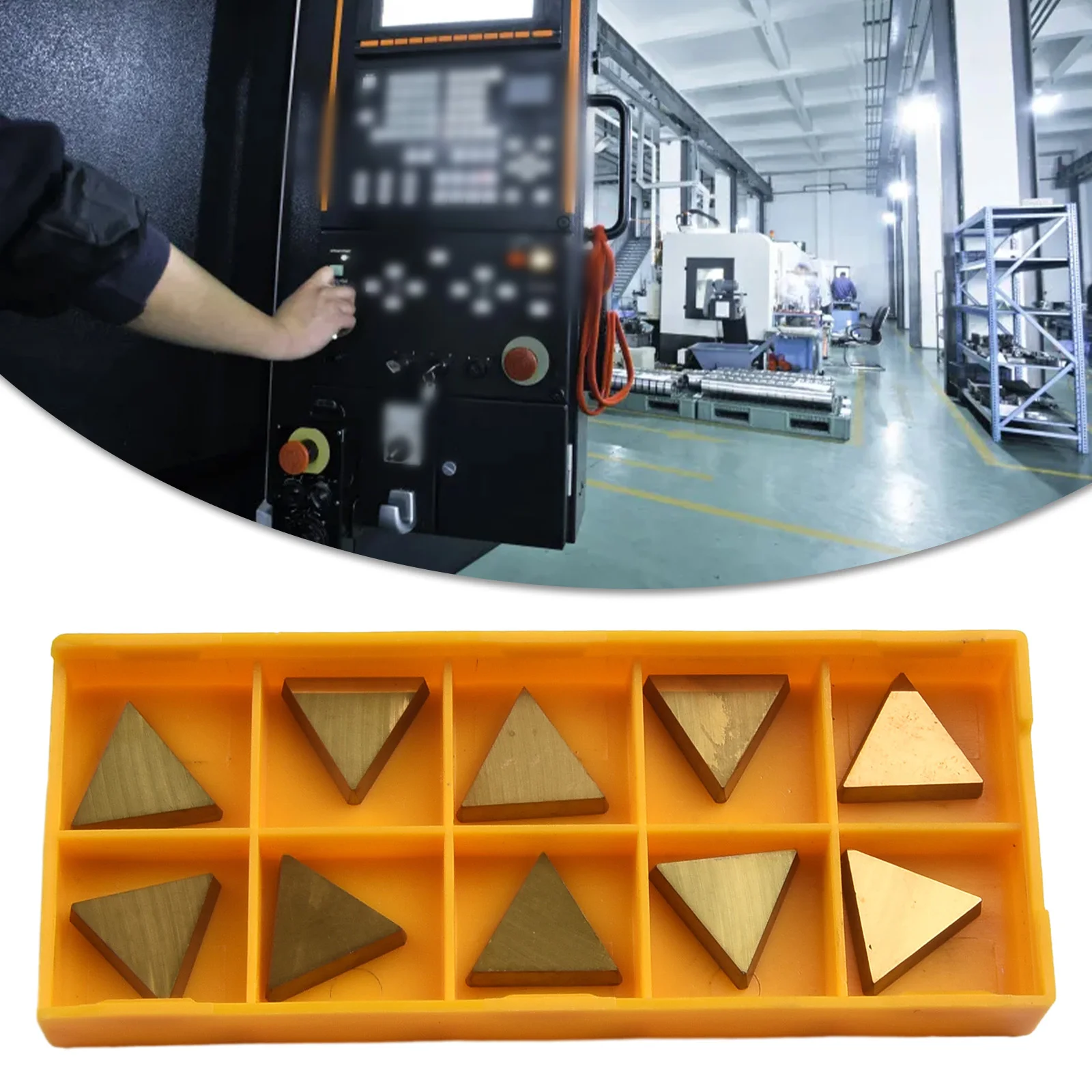 

Turning Tool Carbide Insert For Semi-finishing TPKN1603 TPKN1603PDSKR CNC Blade Carbide Inserts Precision Grinding