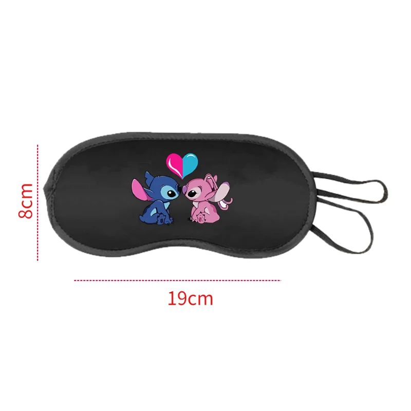 Disney Stitch Sleep Eyeshade Natural Sleeping Eye Eyeshade Cover Shade Eye Patch Women Men Cute Soft Blindfold Travel Eyepatch