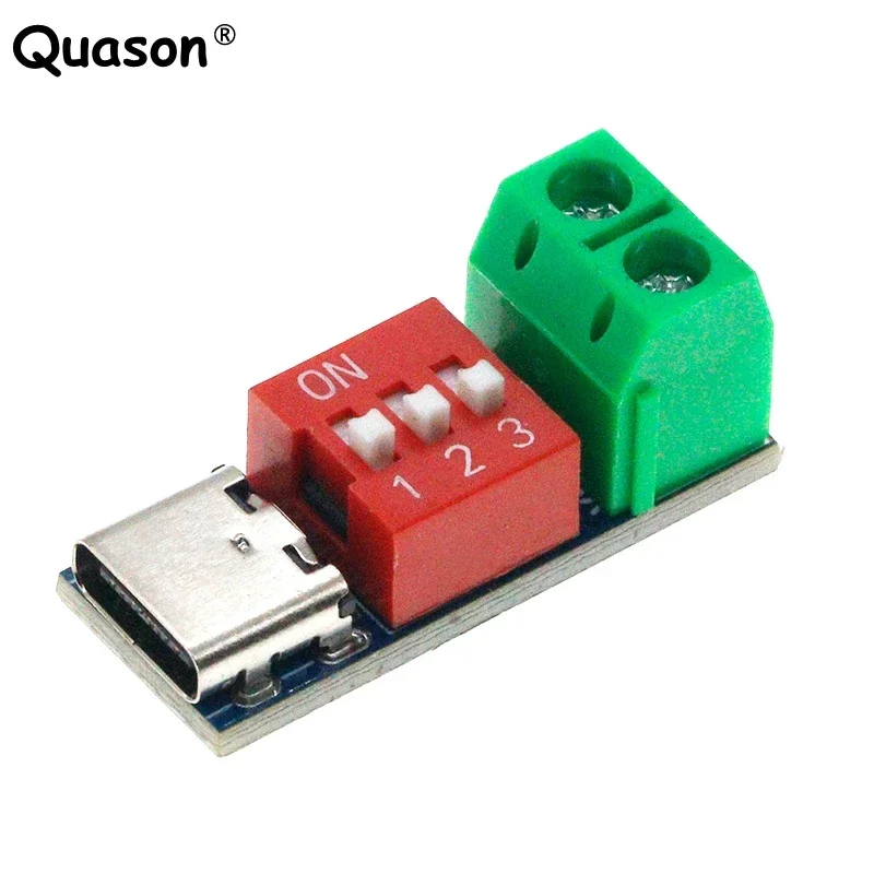 USB-C PD Trigger Board Module PD/QC Decoy Board Fast Charge USB Type-c to 12v High Speed Charger Power Delivery Boost Module