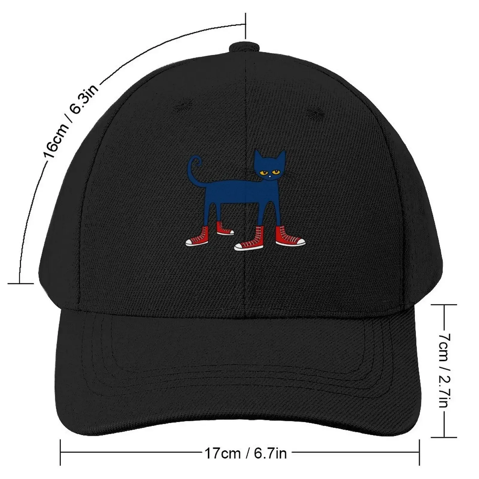 Pete the Cat: Rocking in My School Shoes Baseball Cap Luxury Cap western Hat For Men Women's