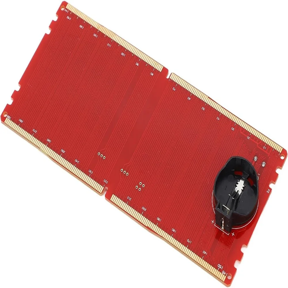 DDR5 Support DDR5 Mainboard Test Card Battery Powered LED Fault Indicator Memory Slot Tester Card Portable Design