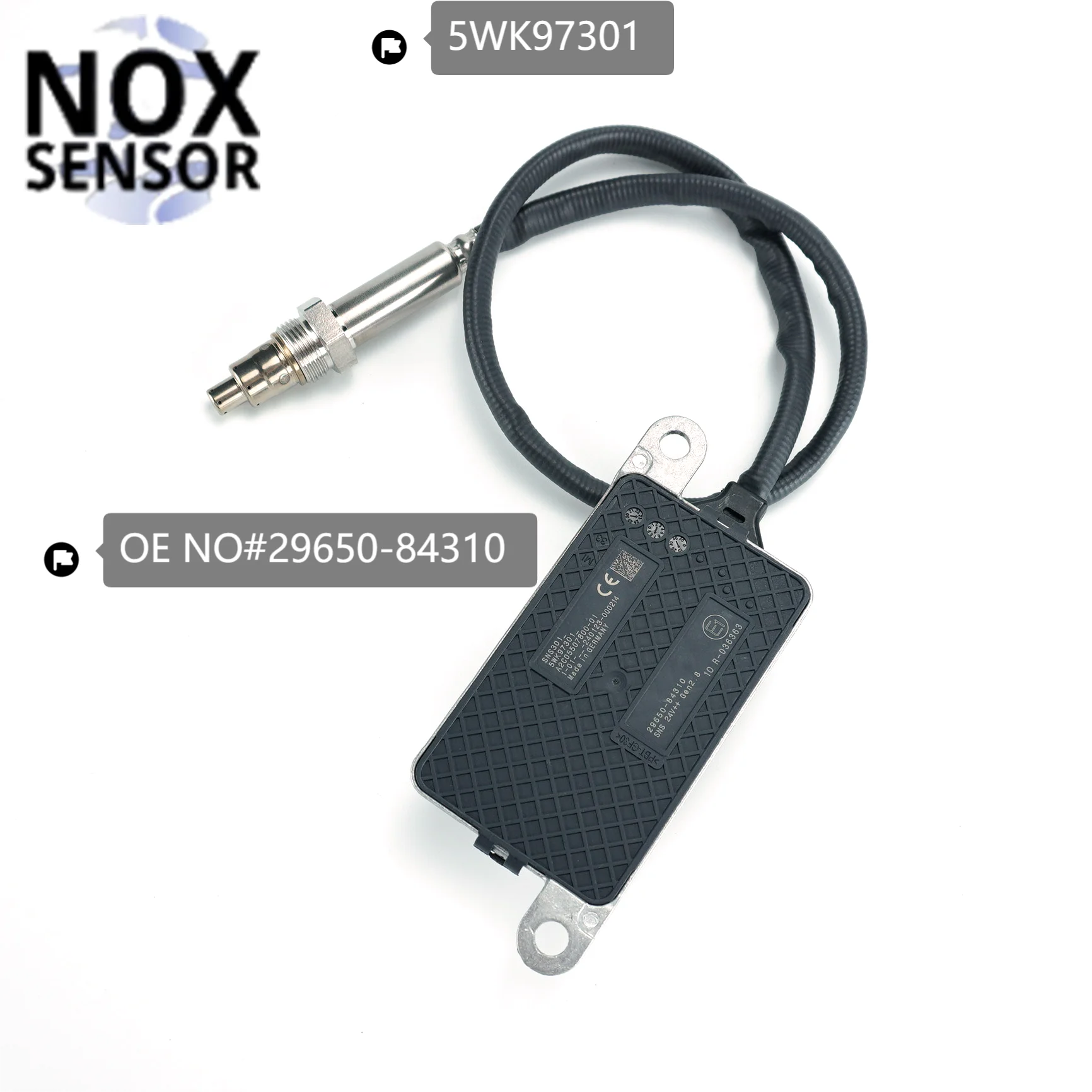 Sensor de nitrogênio e oxigênio, Sensor NOx para caminhão Hyundai, 2965084310, 5WK97301, 29650-84310, 5WK9 7301, original, novo,