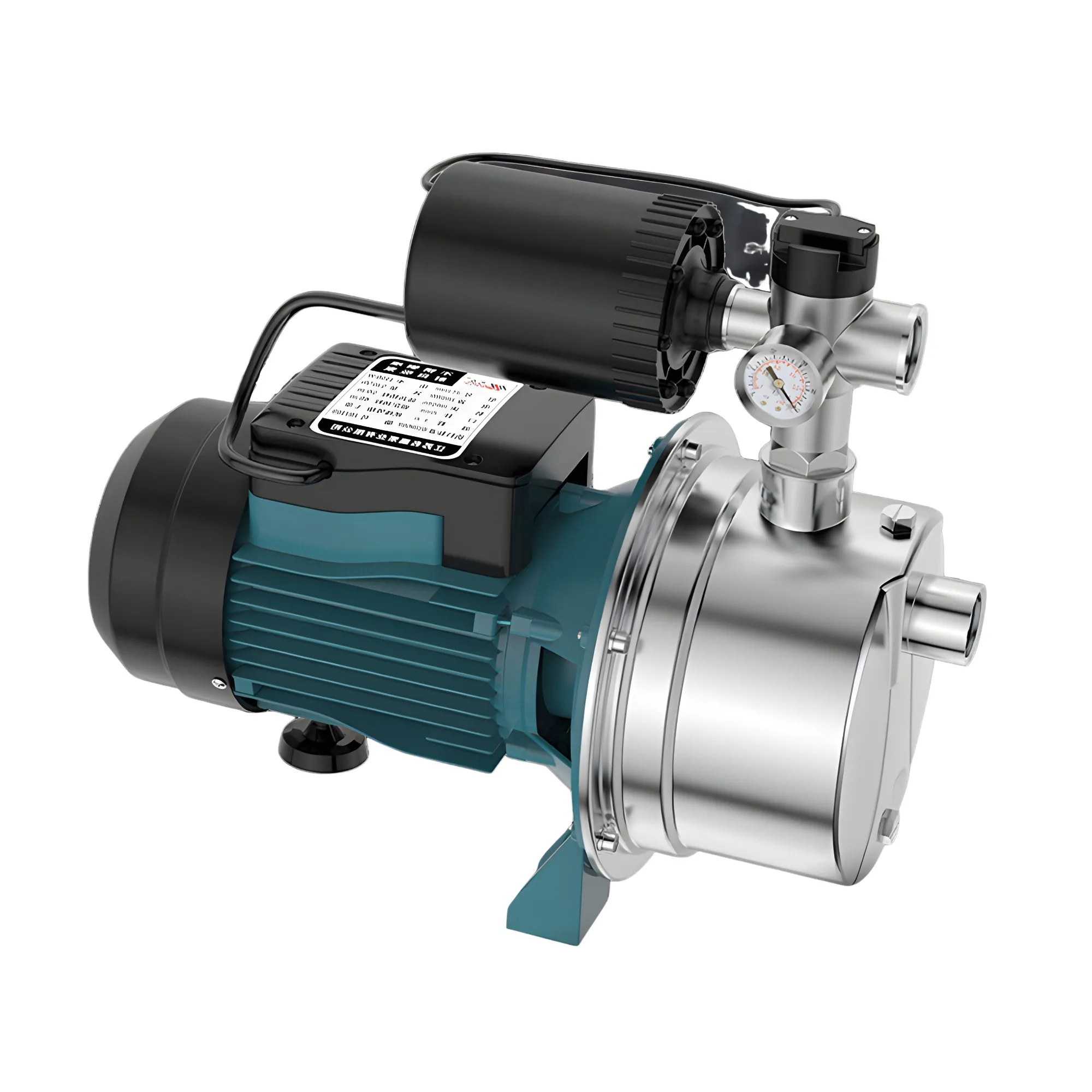 

CX-1500 Household Fully Automatic Water Pump 1500W Self-Priming Stainless Steel Silent Tap Booster Pump for Water Supply System