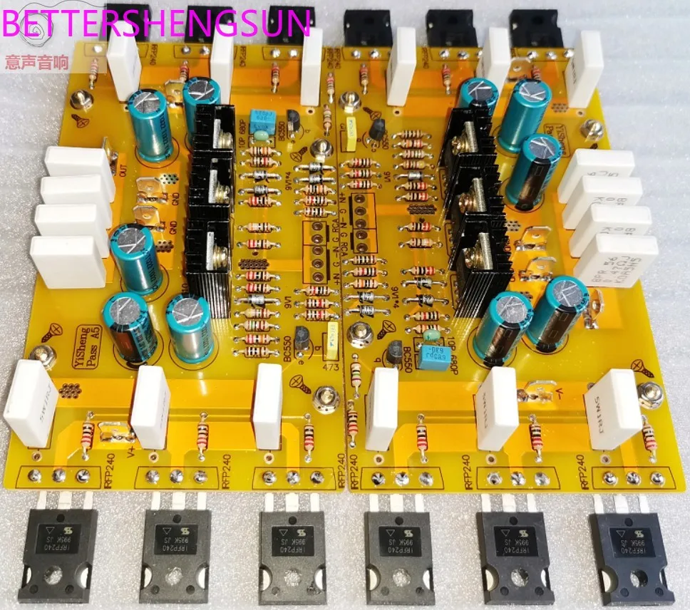 

Pass A5 Single-Ended Class A Amplifier Board/Unbalanced Input with Balanced Input