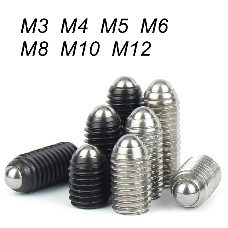 Spring Ball Plunger wave beads positioning beads marbles ball screws tight M3 M4 M5 M6 M8 M10 M12 M16