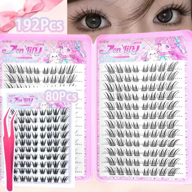 Eyelash Extension Anime Style - ขนตาปลอมเส้นเดียวหนาและดูเป็นธรรมชาติ แรงบันดาลใจจากอนิเมะ ทรง C Curl สไตล์ฟ็อกซ์