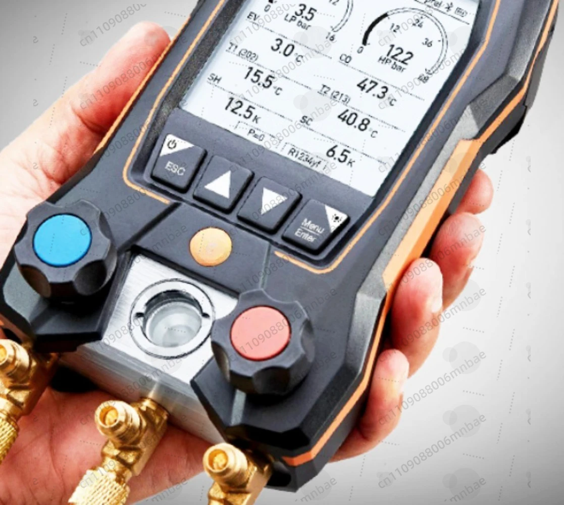 

For 550S Air Conditioning Pressure Gauge Intelligent Electronic Refrigerant Gauge Group Table Electronic Refrigerant Gauge 557S