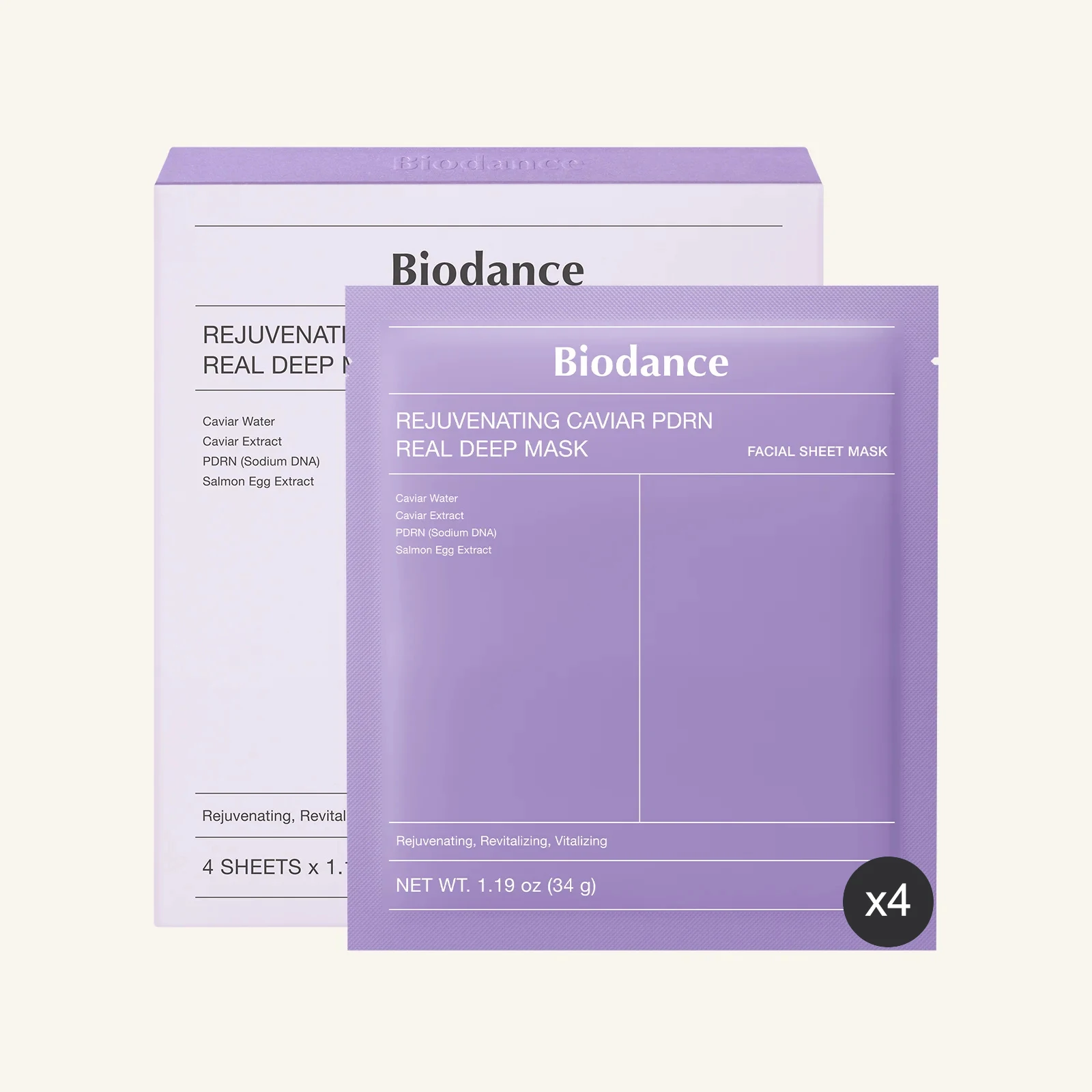 Biodance Caviar PDRN Bio-Collageen Diep Hydraterende Gelmasker Nachtmasker Hydraterend, Verkleint Porien, Verbetert Elasticiteit, Hydratatie