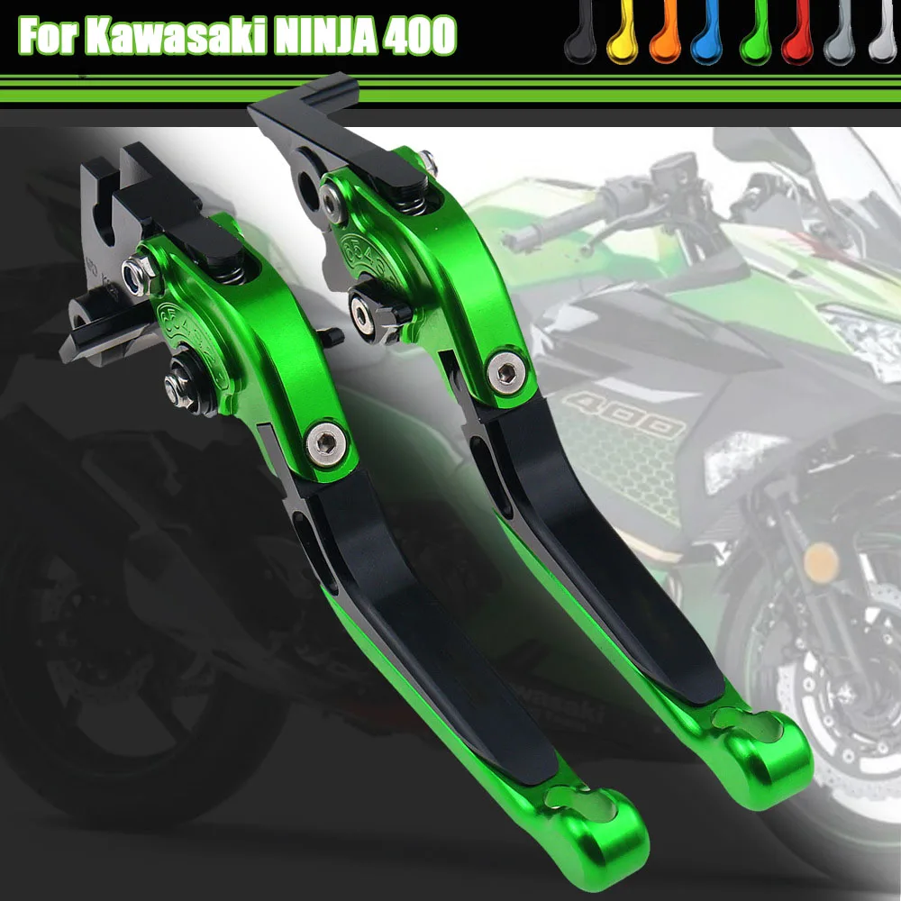 

For Kawasaki NINJA 400 2018-2020 Motorcycle Brake Clutch Levers CNC Foldable Adjustable Anti-breakage Clutch Brake Levers Kit