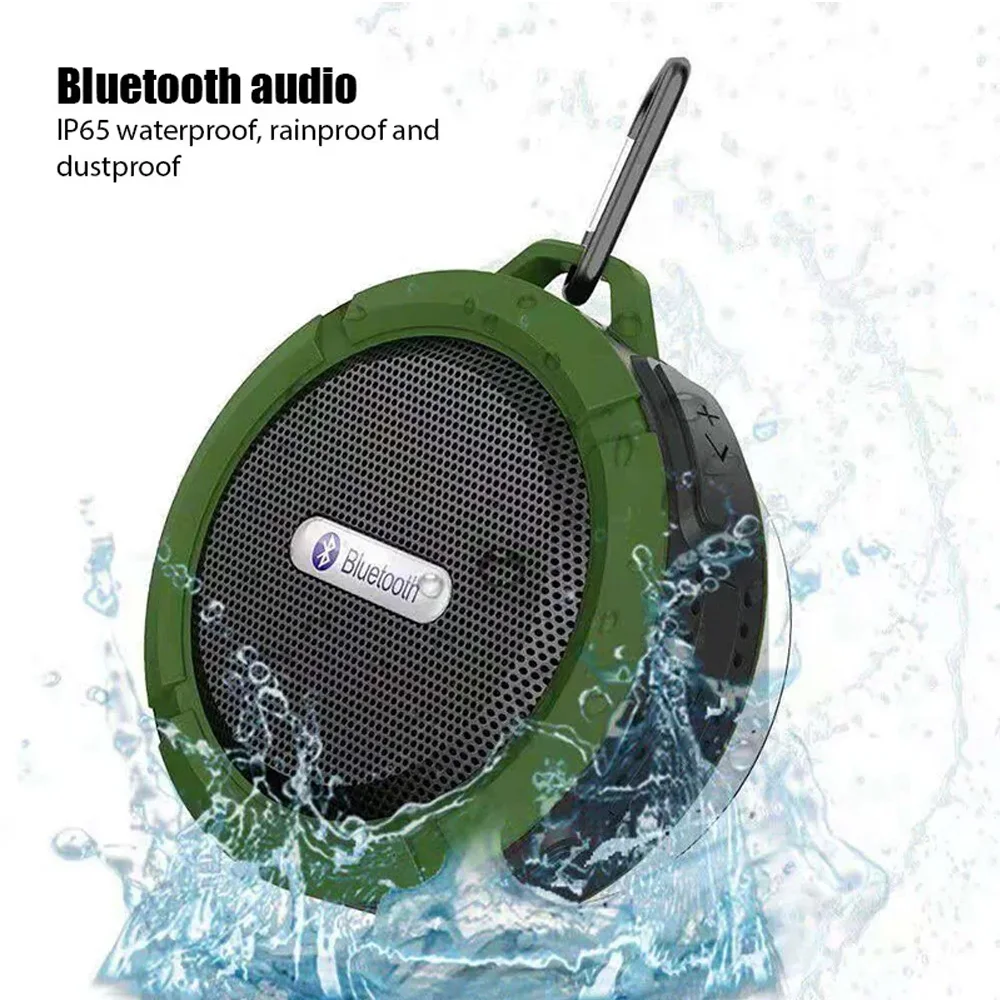 

Portable Wireless Bluetooth Speaker Waterproof Suction Cup Outdoor Sports Speaker Mini Subwoofer Audio Driving Car Speaker