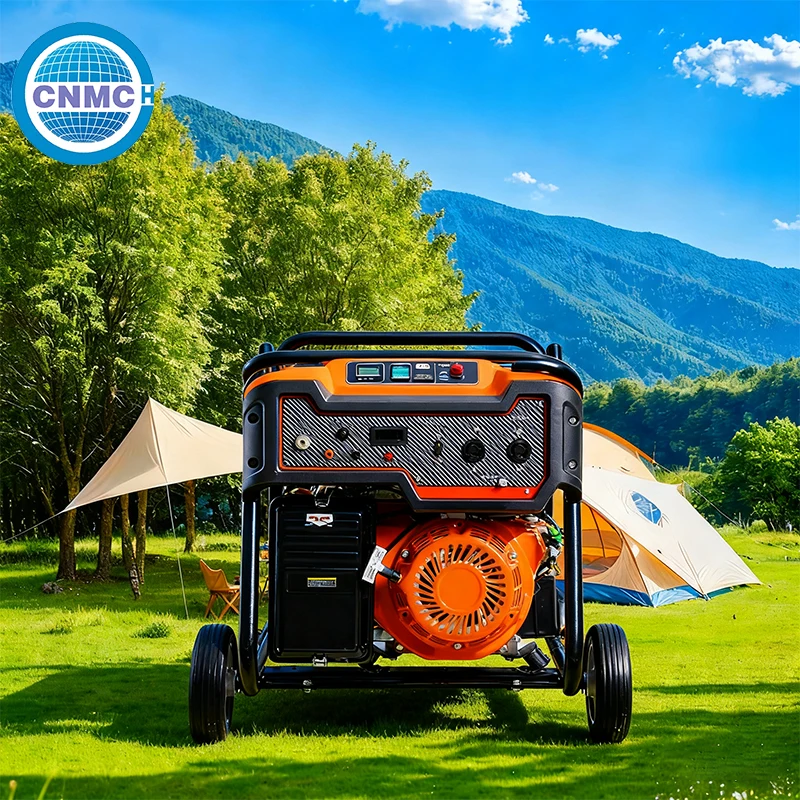 

Quiet and Lightweight Portable Ready-to-use 220V Petrol Generator with Petrol Engine Factory Direct Sales generator