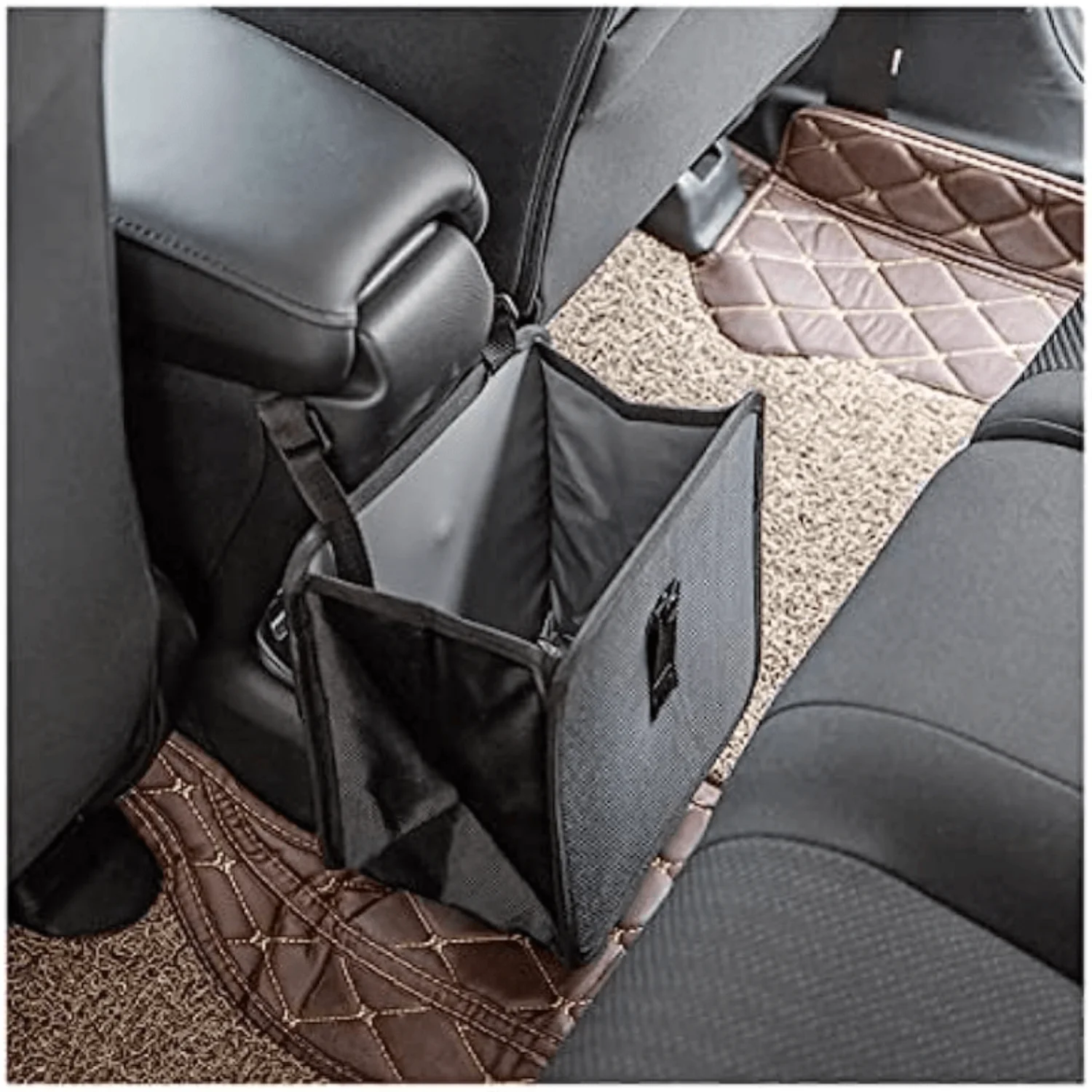 

Waterproof Collapsible Car Organizer with Leak Proof Portable Dustbin - Large Capacity Trash Bin for Vehicle, Truck, SUV