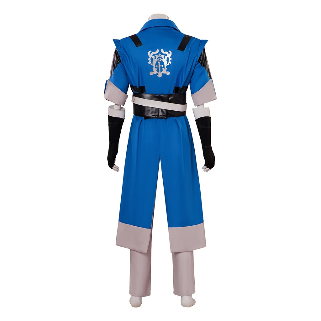 Spiel Cosplay Richter Belmont Kostüm Herren Top Hose mit Handschuhen Zubehör Halloween Karneval Outfit