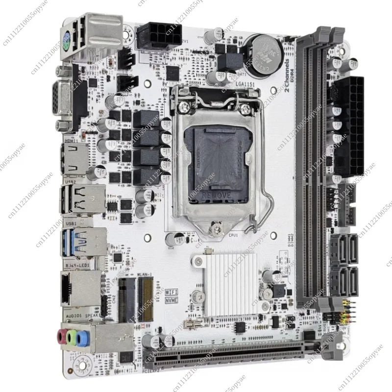 

ITX-H310 Mini Mainboard with Fan DDR4 1151 Pin Support 6 7 8 9 Gen E3V5 V6 Desktop Board Replace H110 B250 H150