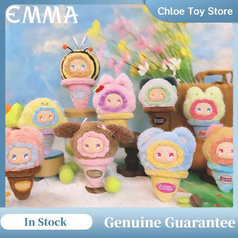 

Genuine Lovely Emma Ball Ice Cream Series Plush Blind Box Trendy Vinyl Doll Mystery Box Toy Cute Pendant Friend'S Birthday Gift