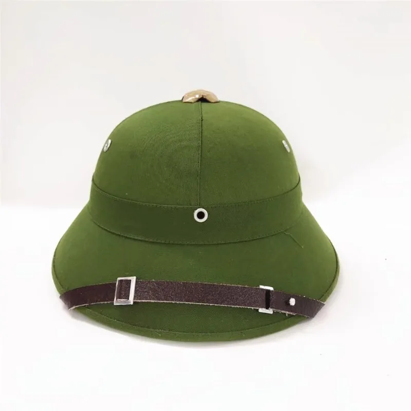

Vietnamese Soldier Pith Helmet General Hat Helmet Sun Protection Hat Performance Props Sun Hats