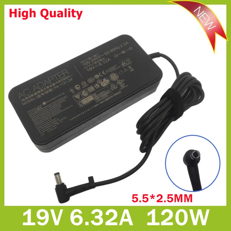 

19V 6.32A 5.5*2.5mm 120W Laptop Adapter AC Power For Asus toshiba Satellite For PA-1121-28 N750 N500 N53S G50 N55 Charger