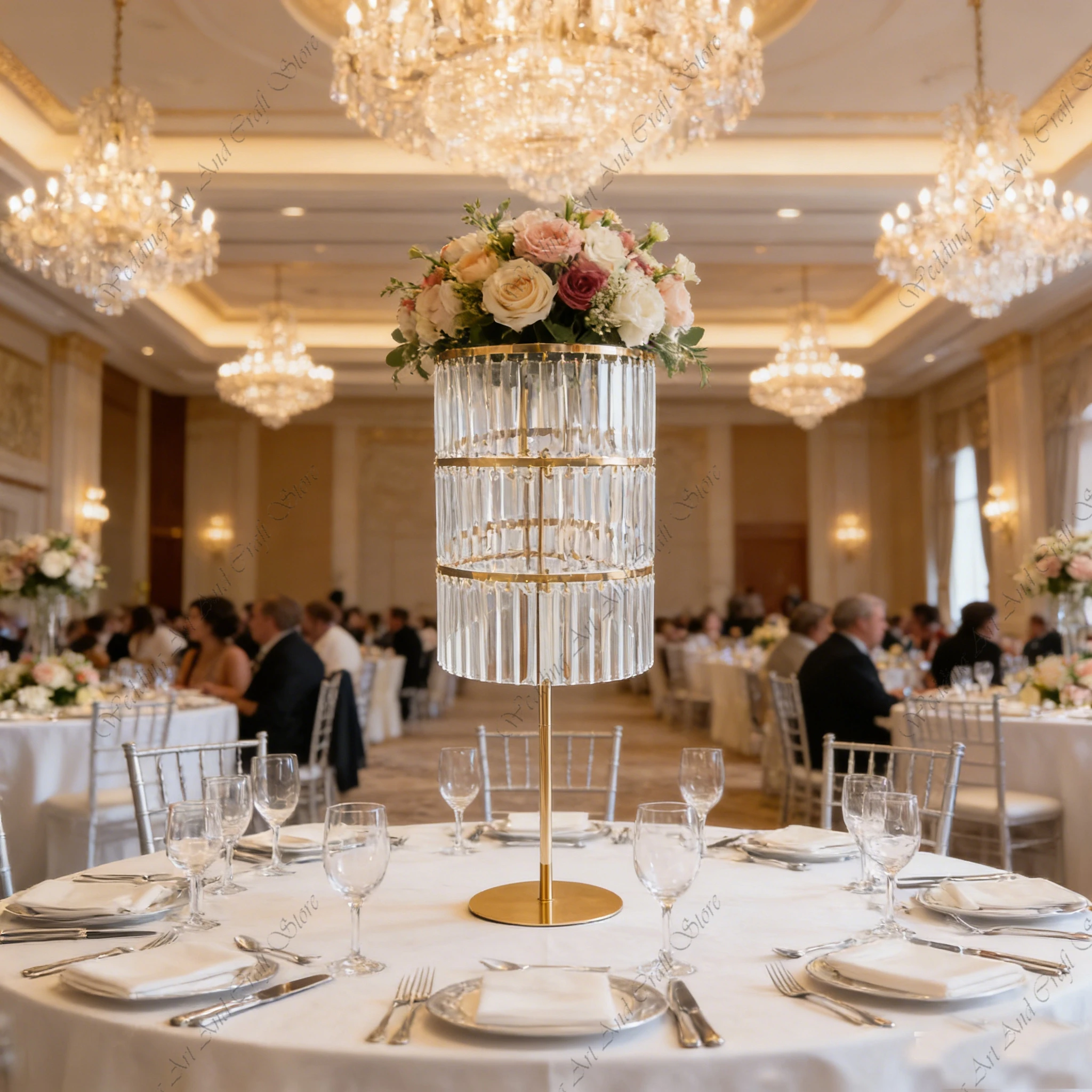 10pcs f30 80-130cm Gold Metal Flower Stand Wedding Stage Table Centerpieces Walkway Prop for Wedding Event Decoration ivy645