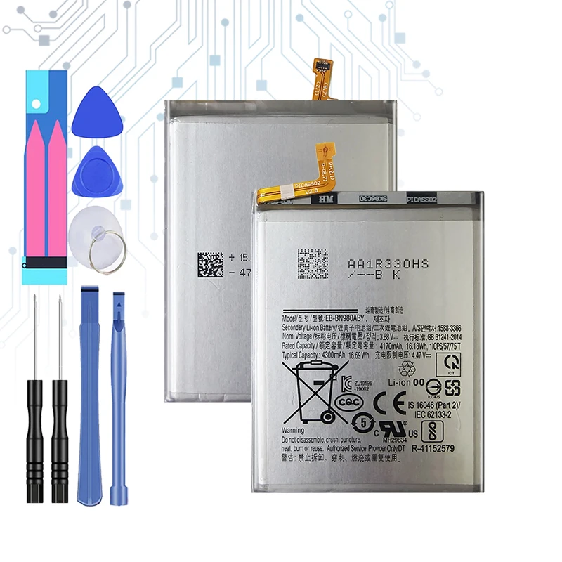 YKaiserin 4300mAh Replacement Battery EB-BN980ABY For Samsung Galaxy note20 Note 20 N980F SM-N980F/DS N980