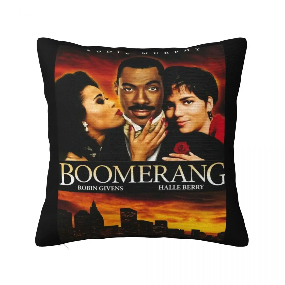 Boomerang Eddie Murphy Boomerang Designs Western Style Homme New Design Hip Hop Men Halloween Pillow Case