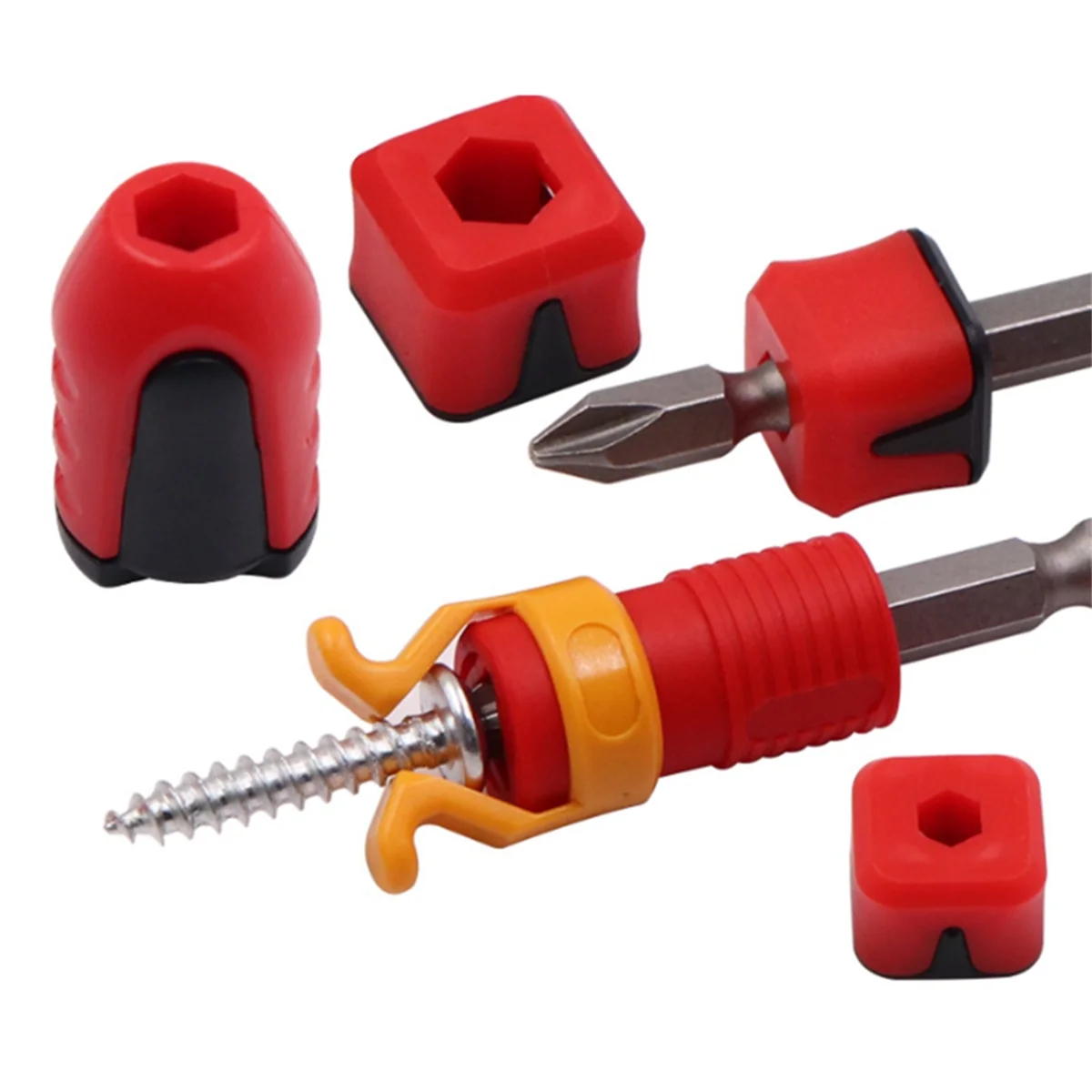 A002 Strong Magnetic Set Screwdriver Head Screwdriver Head Plus Magnetic Set Plus Magnetic Square Magnetic Set 5-Piece Set